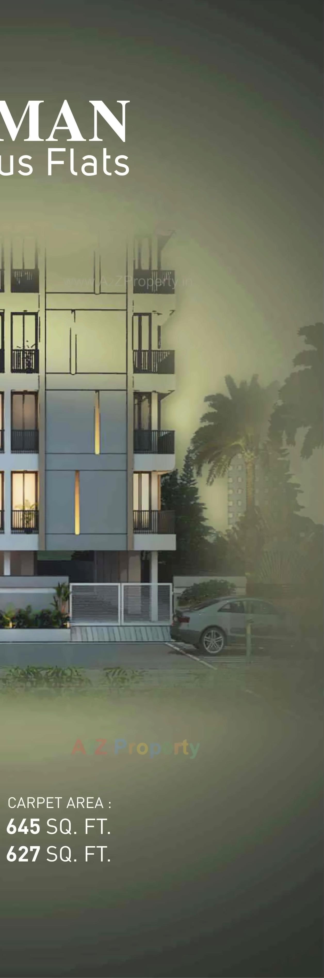 3D Elevation of real estate project Aatman located at Nana-mava, Rajkot, Gujarat