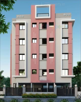 Elevation of real estate project Akashganga Appartment located at Rajkot, Rajkot, Gujarat