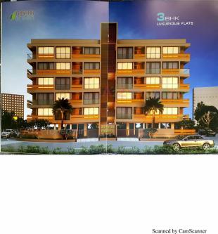 Elevation of real estate project Akshar Green located at Mavdi, Rajkot, Gujarat