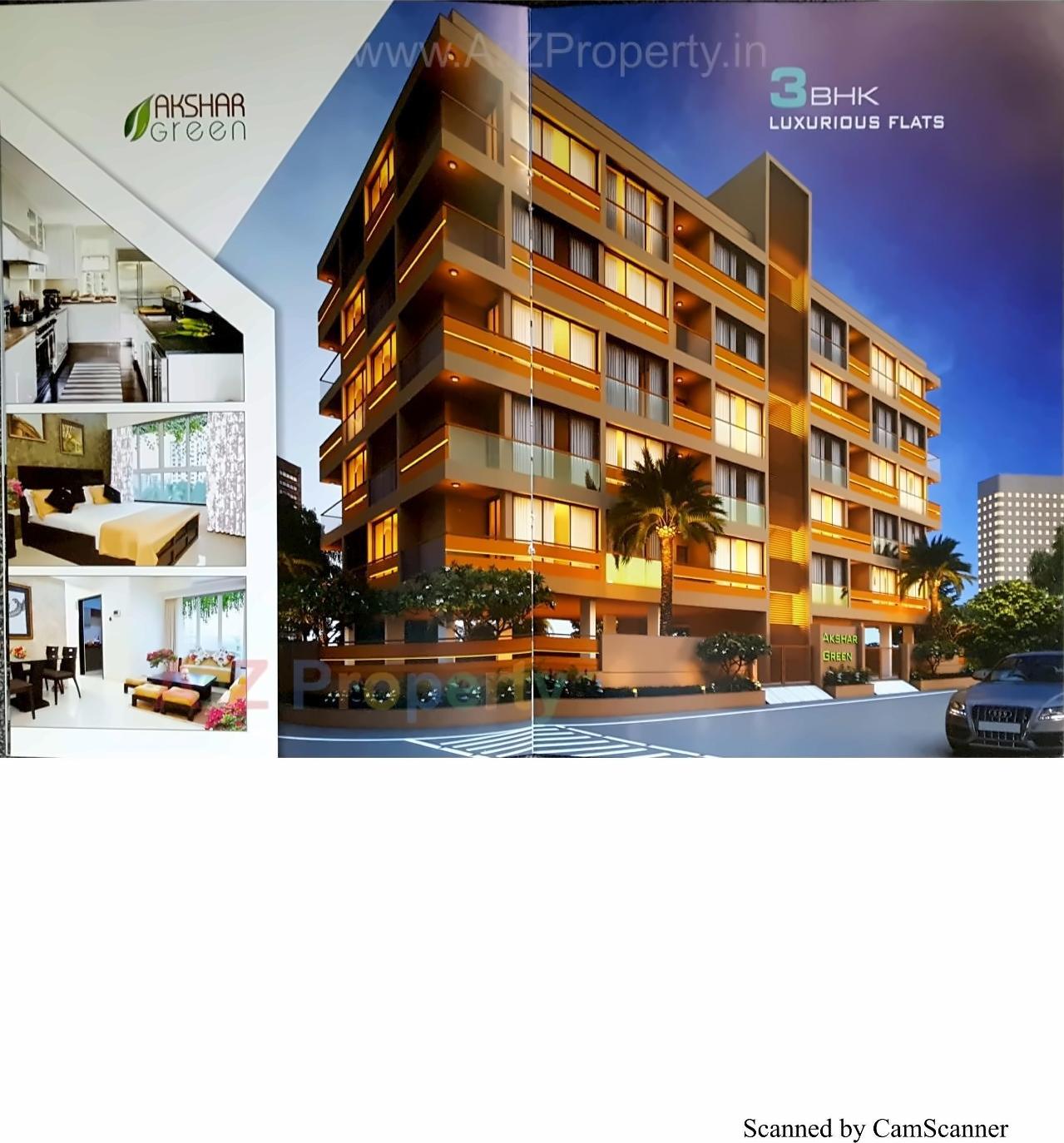 3D Elevation of real estate project Akshar Green located at Mavdi, Rajkot, Gujarat