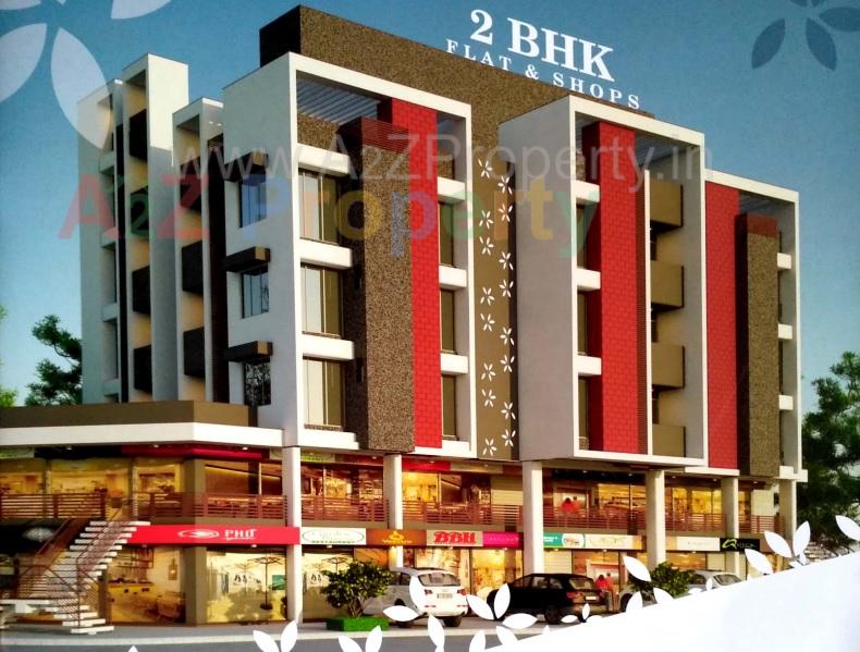 3D Elevation of real estate project Akshar Habitat located at Rajkot, Rajkot, Gujarat