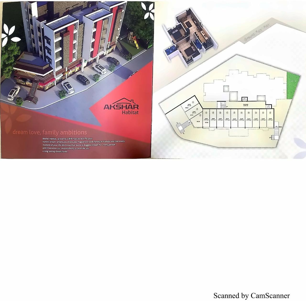 Layout of real estate project Akshar Habitat located at Rajkot, Rajkot, Gujarat