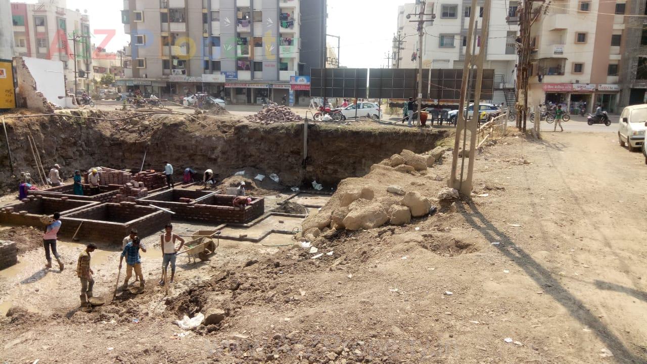 76942_const of real estate project Akshar Kunj located at Mavdi, Rajkot, Gujarat