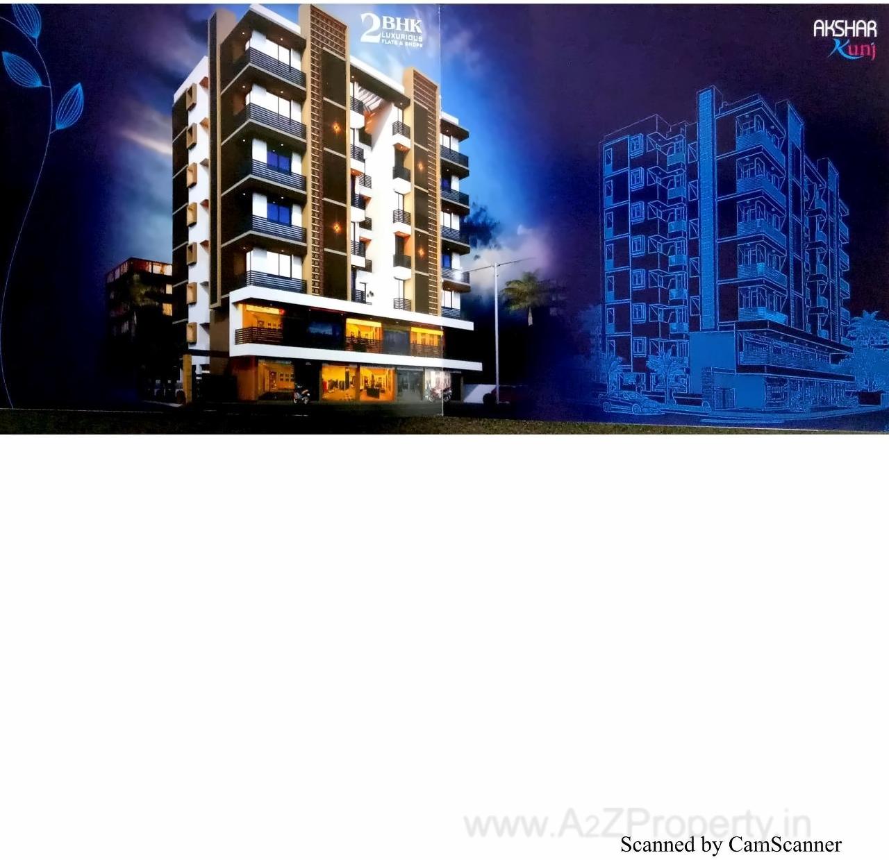 3D Elevation of real estate project Akshar Kunj located at Mavdi, Rajkot, Gujarat