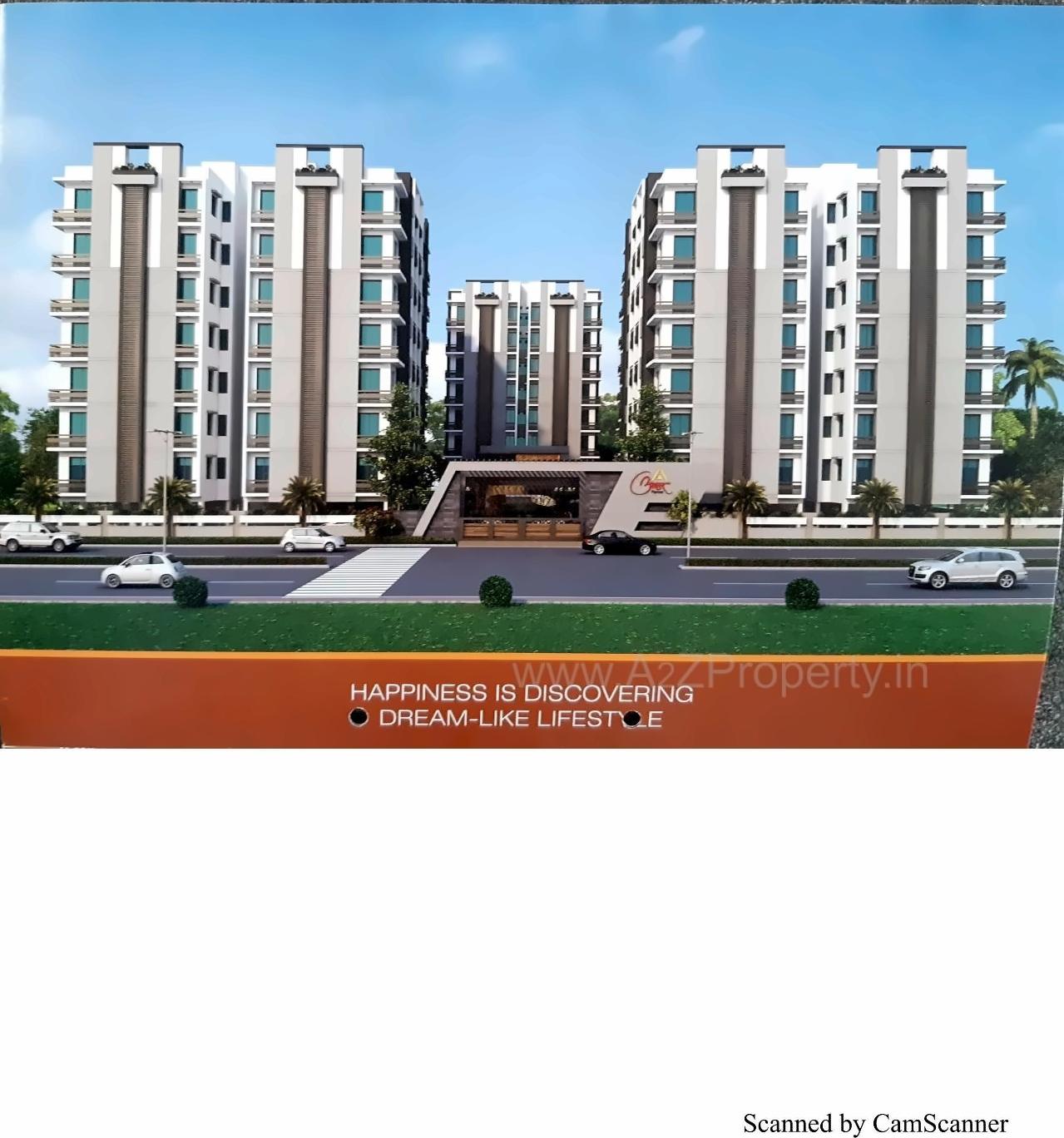 3D Elevation of real estate project Akshar Parisar located at Mavdi, Rajkot, Gujarat