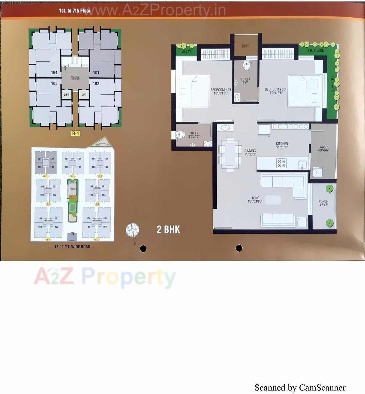 Layout of real estate project Akshar Parisar located at Mavdi, Rajkot, Gujarat