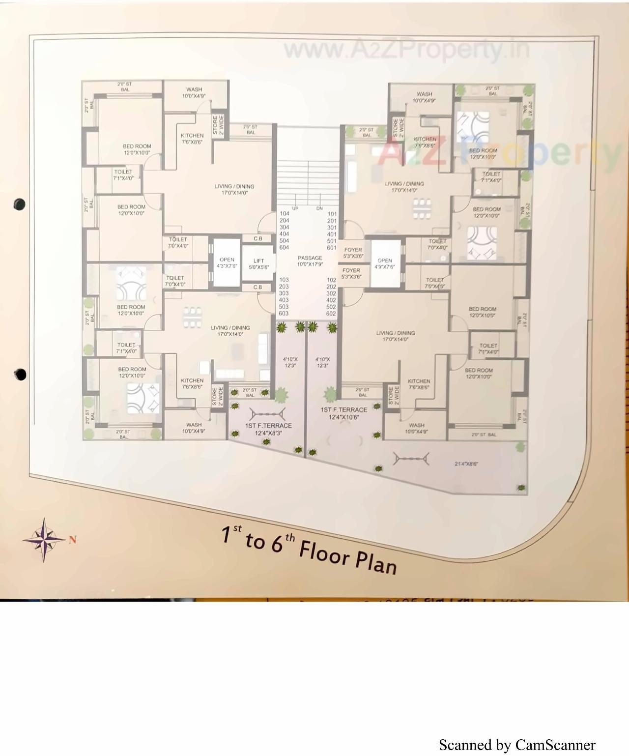 Layout of real estate project Akshar Tirth located at Mavdi, Rajkot, Gujarat