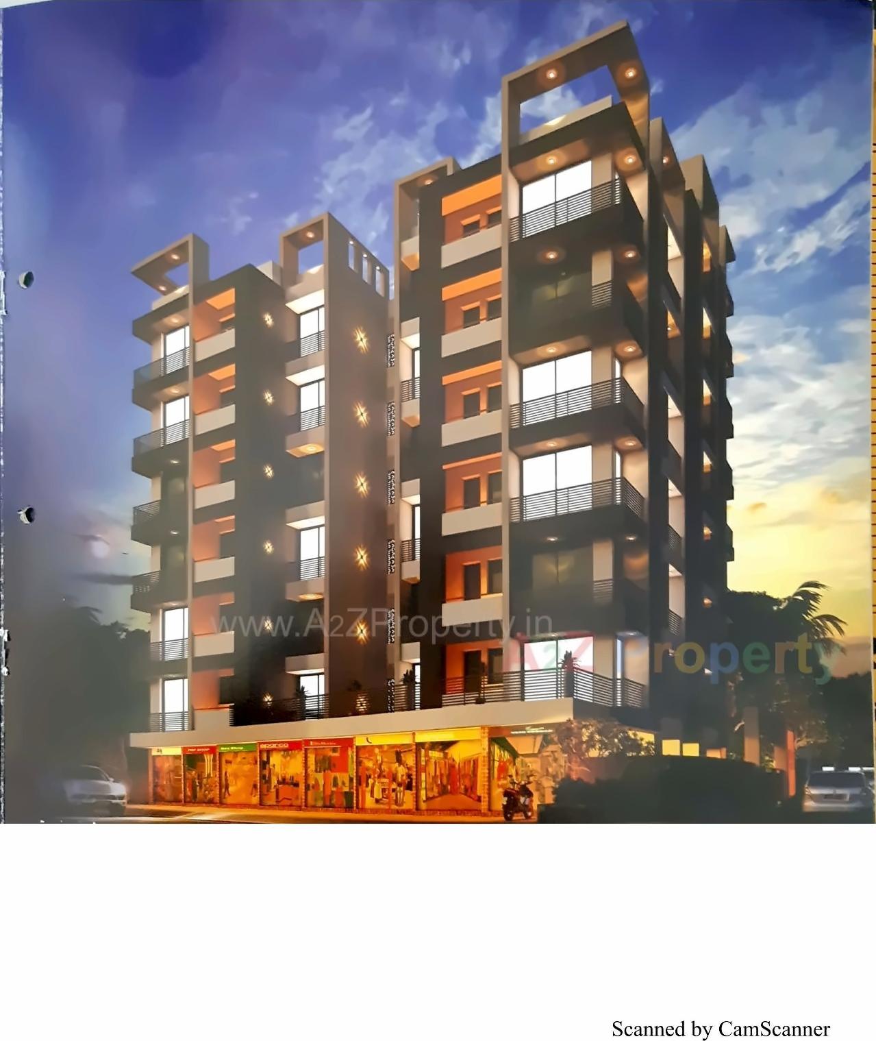 3D Elevation of real estate project Akshar Tirth located at Mavdi, Rajkot, Gujarat