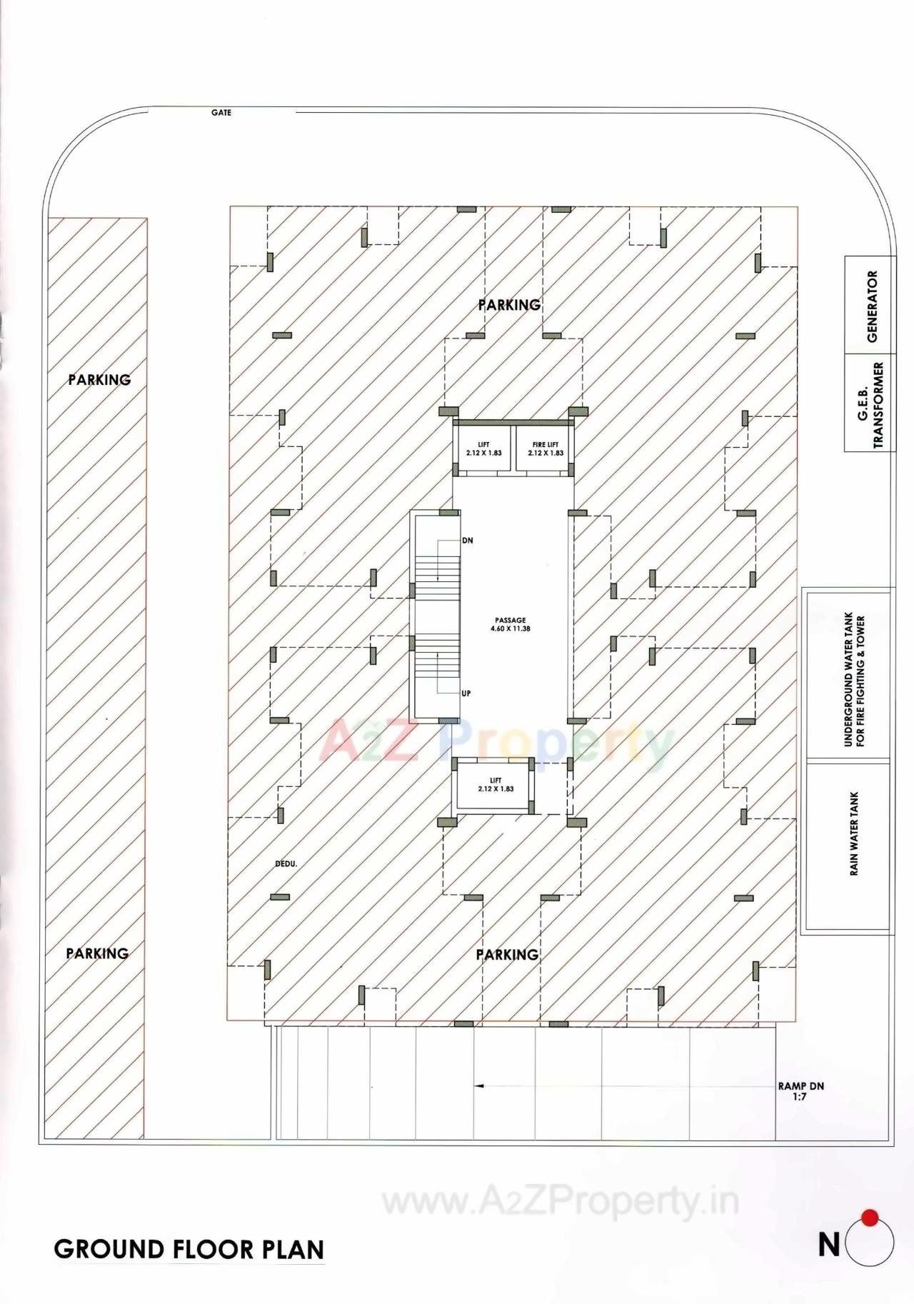Layout of real estate project Alaska located at Nanamava, Rajkot, Gujarat