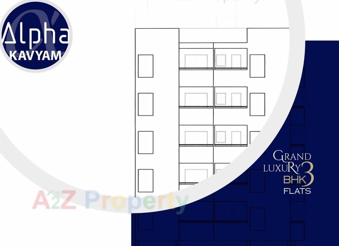 Layout of real estate project Alpha Kavyam located at Raiya, Rajkot, Gujarat