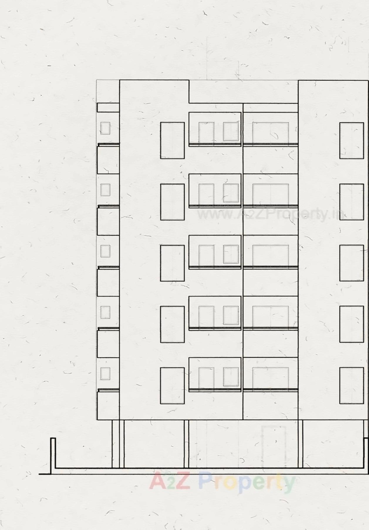 Layout of real estate project Alpha Kavyam located at Raiya, Rajkot, Gujarat