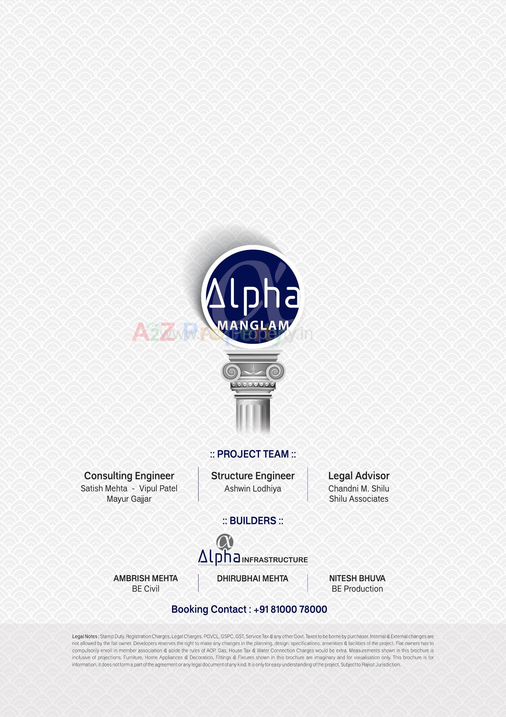  of real estate project Alpha Manglam located at Nana-mava, Rajkot, Gujarat