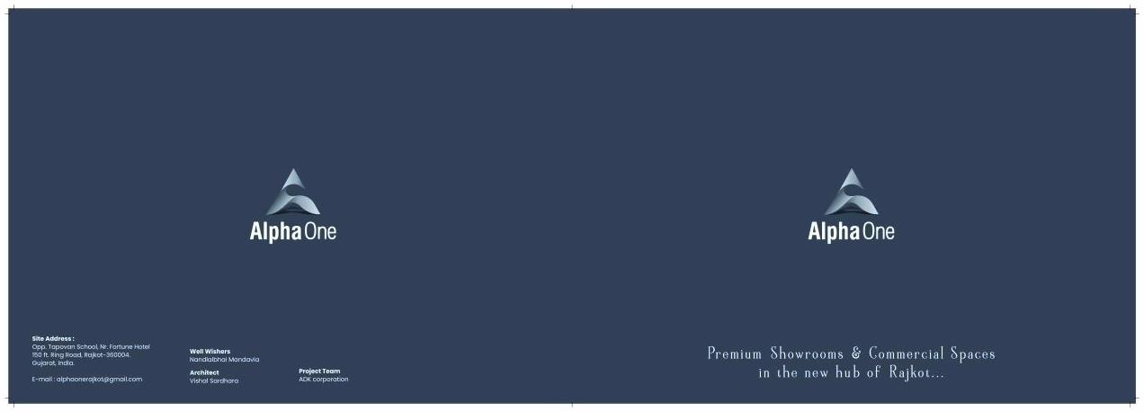  of real estate project Alpha One located at Mavdi, Rajkot, Gujarat