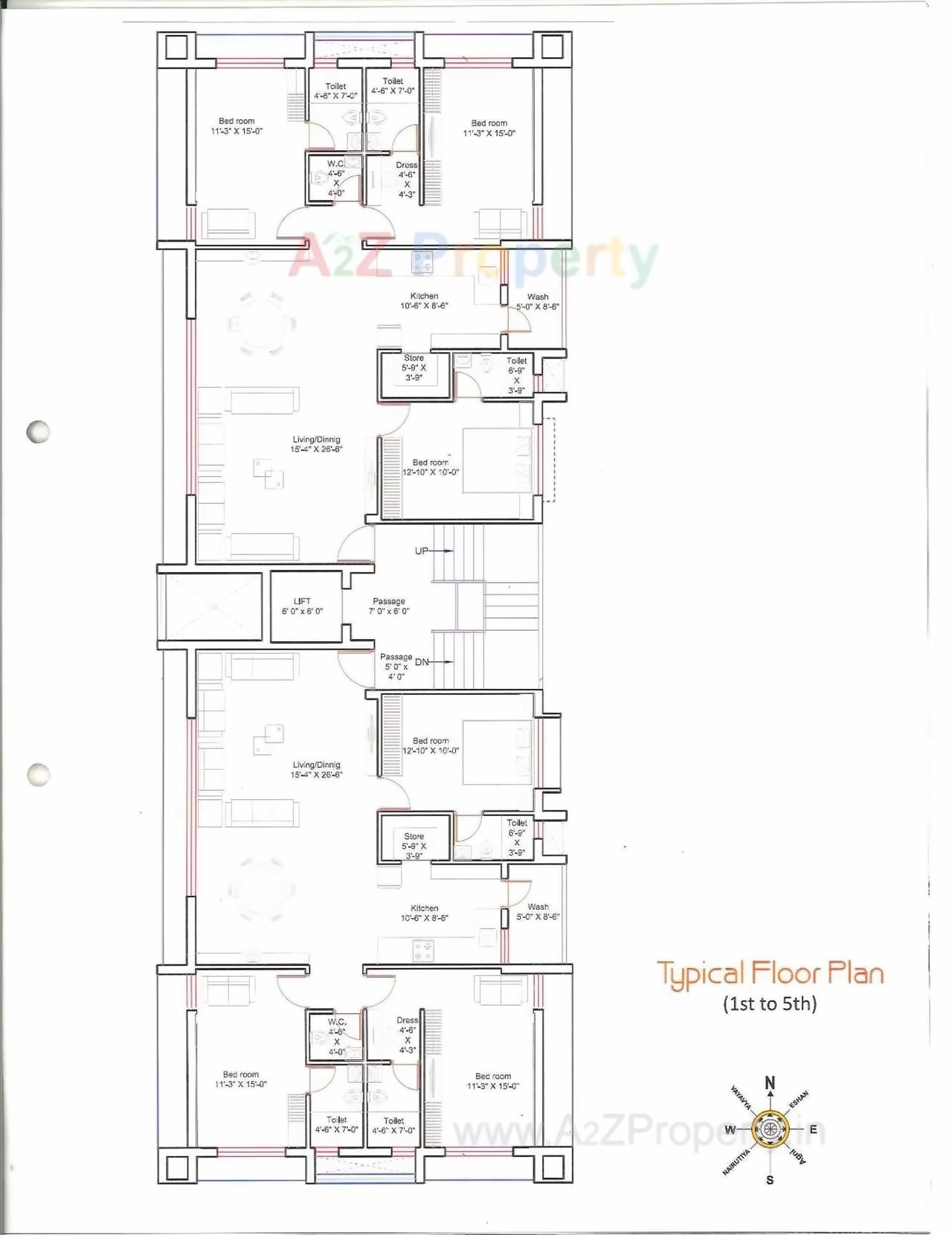 Layout of real estate project Alpine Woods located at Mota-mava, Rajkot, Gujarat