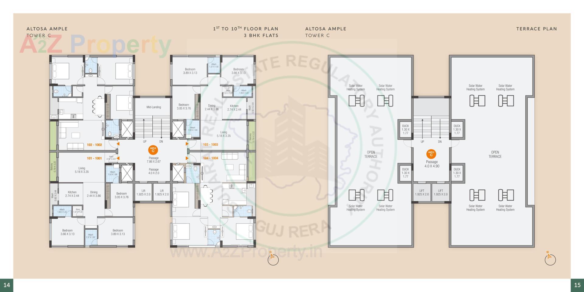 Layout of real estate project Altosa Ample Altosa Utsav located at Mavdi, Rajkot, Gujarat