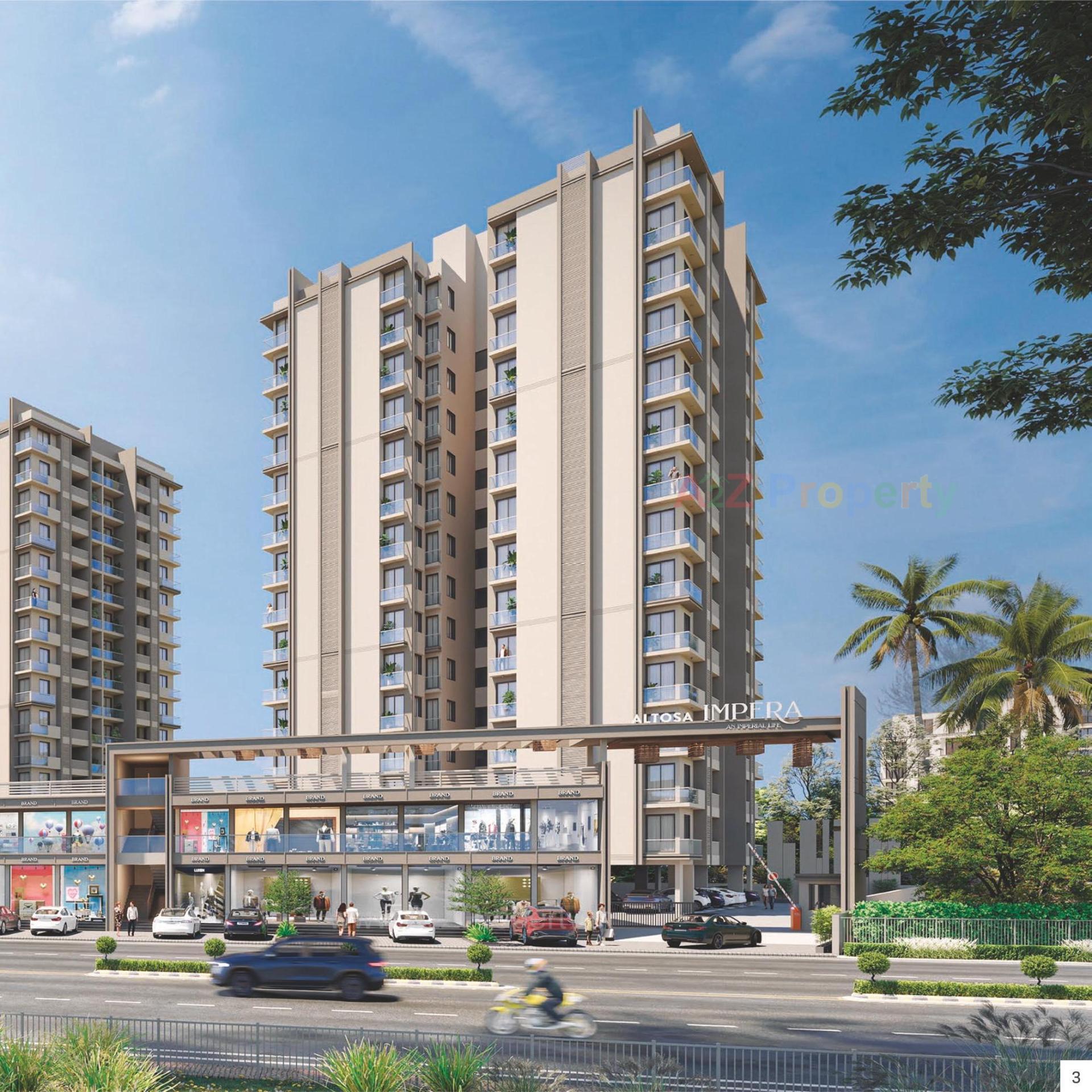 3D Elevation of real estate project Altosa Impera located at Rajkot, Rajkot, Gujarat
