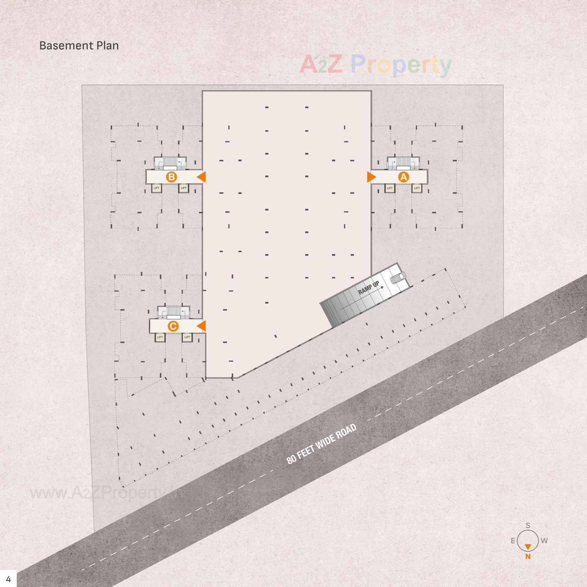 Layout of real estate project Altosa Impera located at Rajkot, Rajkot, Gujarat