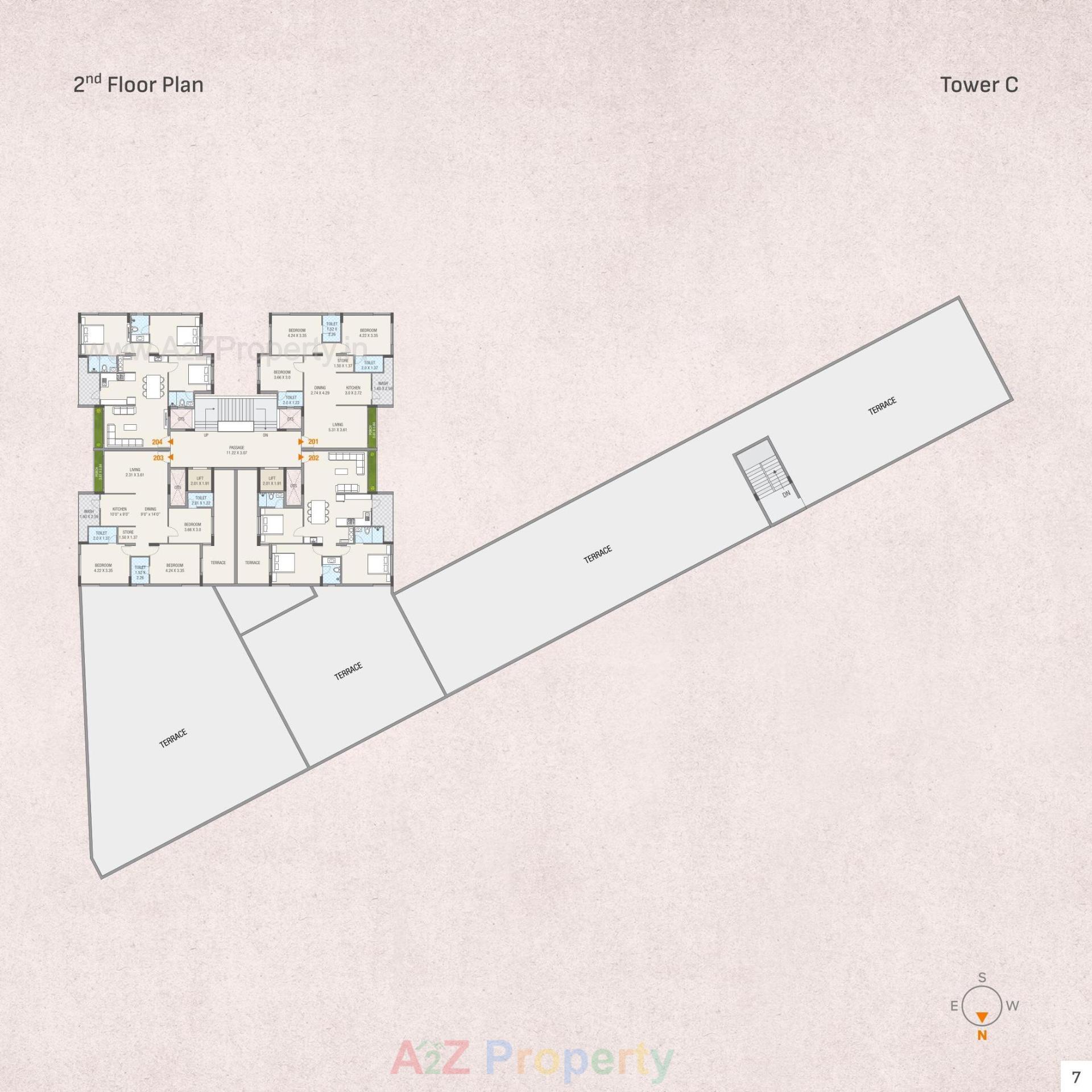 Layout of real estate project Altosa Impera located at Rajkot, Rajkot, Gujarat