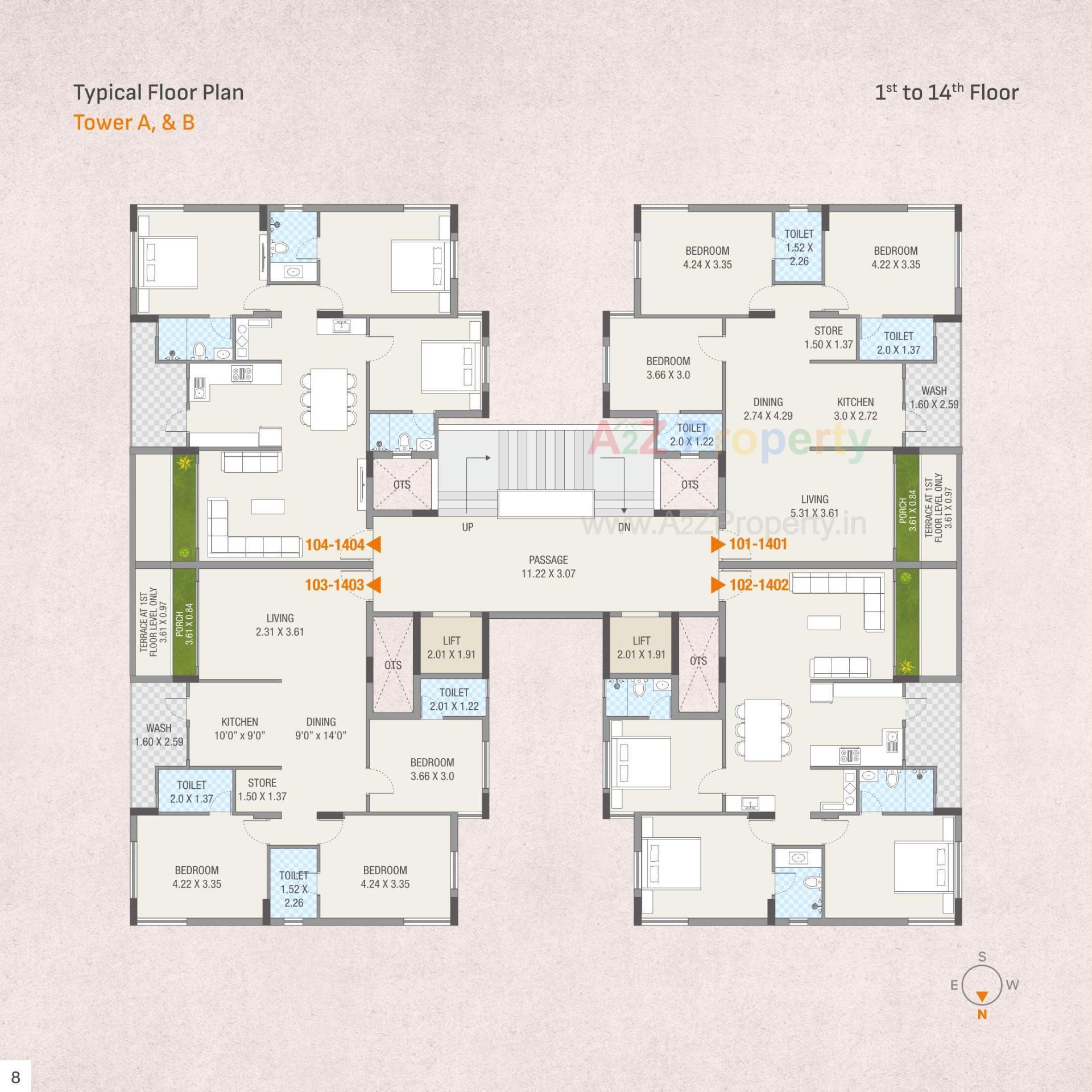 Layout of real estate project Altosa Impera located at Rajkot, Rajkot, Gujarat