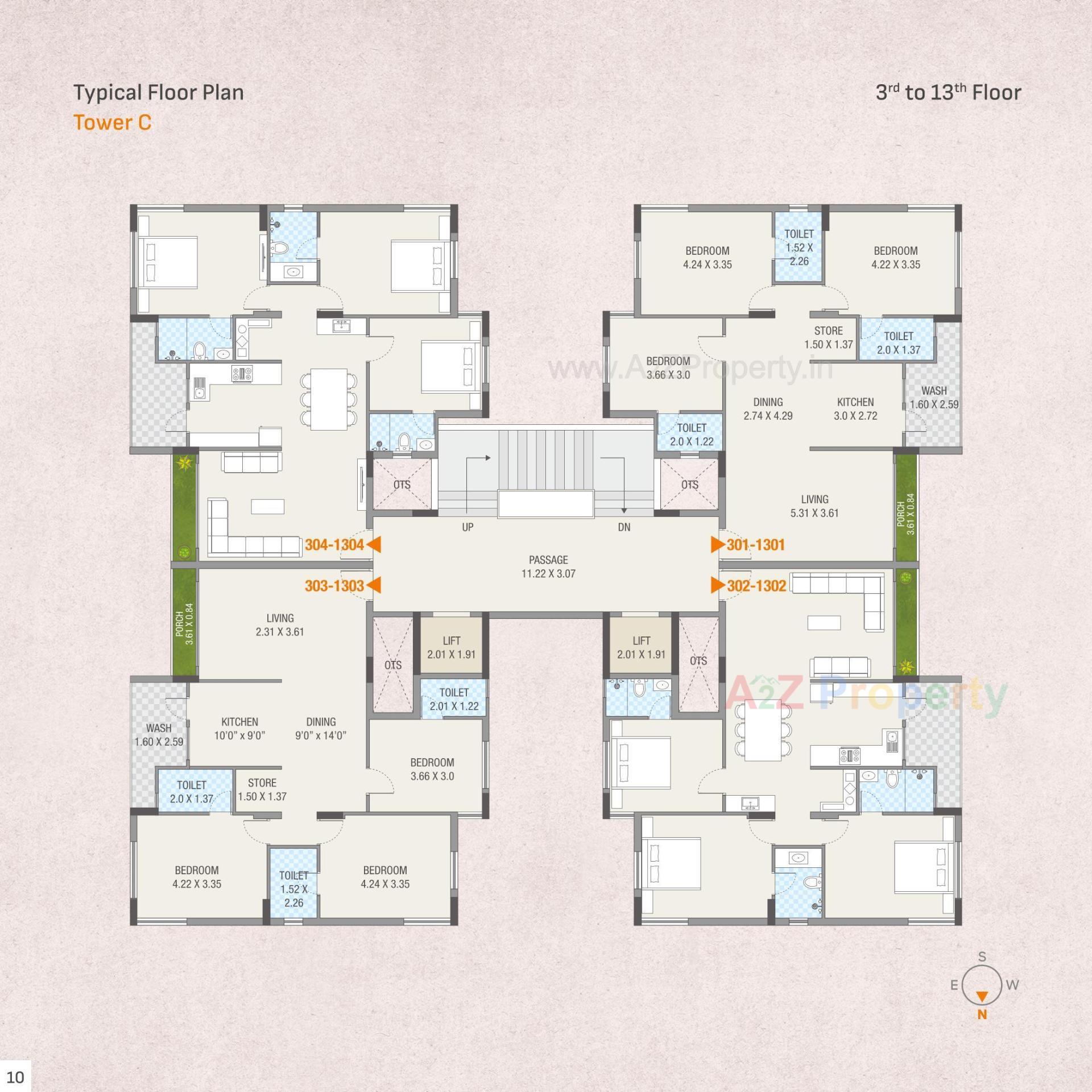 Layout of real estate project Altosa Impera located at Rajkot, Rajkot, Gujarat