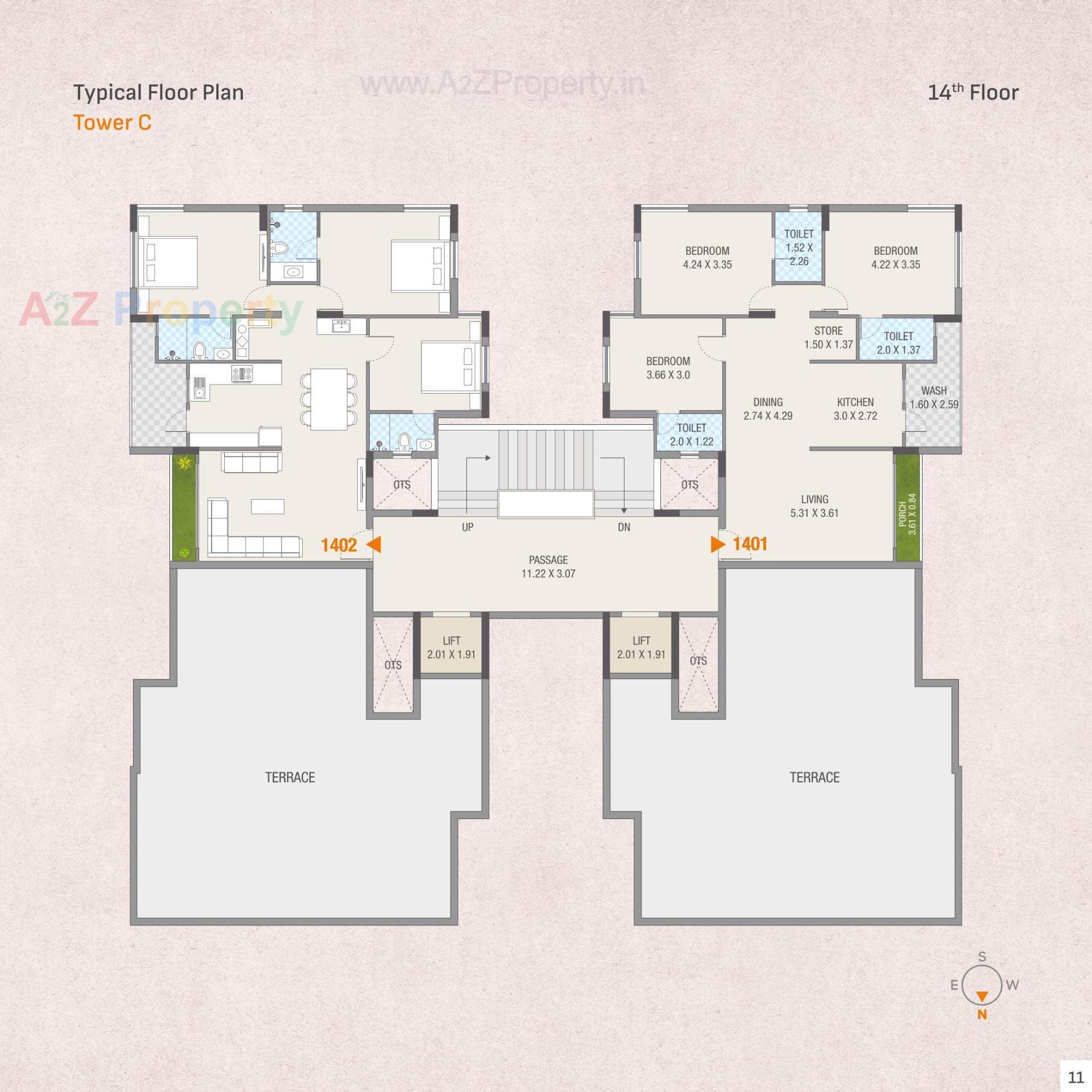 Layout of real estate project Altosa Impera located at Rajkot, Rajkot, Gujarat