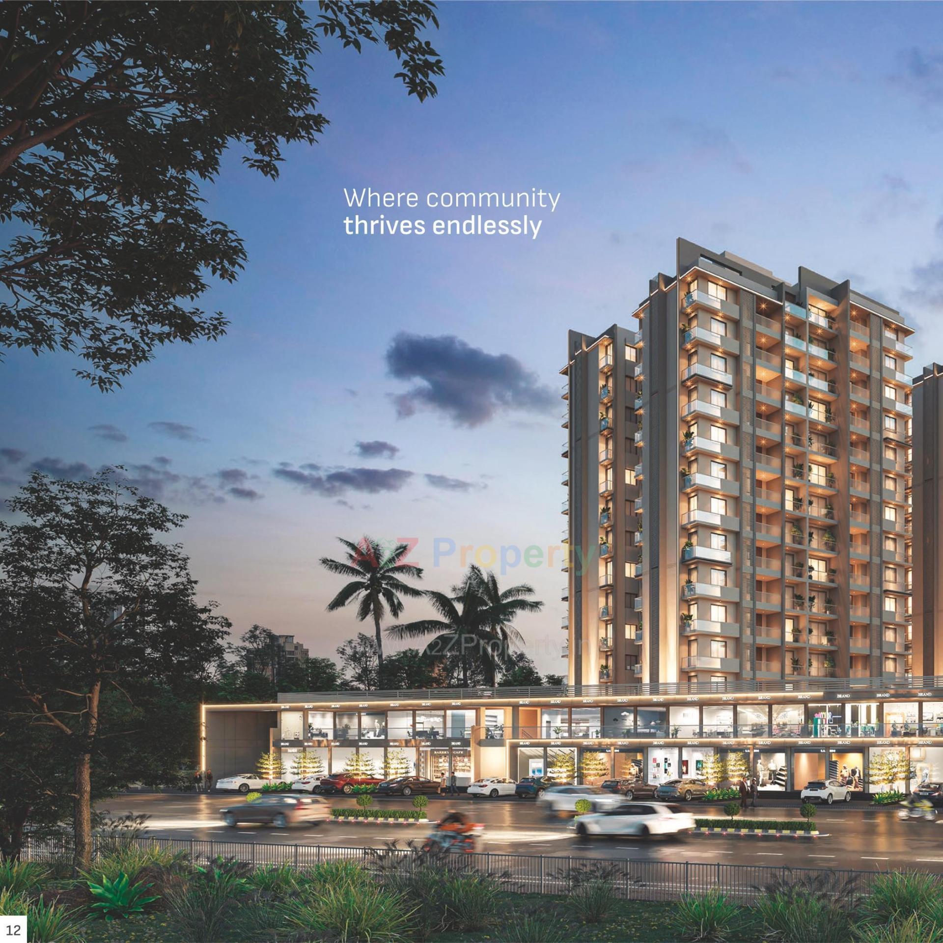 3D Elevation of real estate project Altosa Impera located at Rajkot, Rajkot, Gujarat