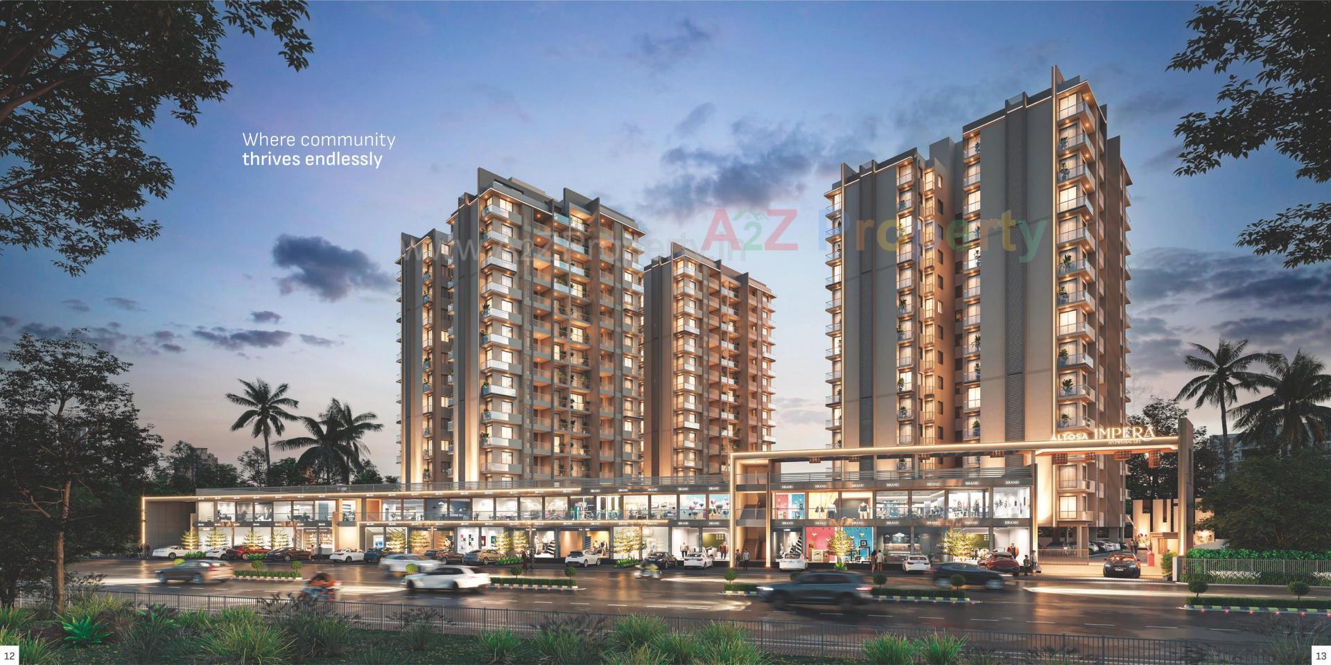 3D Elevation of real estate project Altosa Impera located at Rajkot, Rajkot, Gujarat