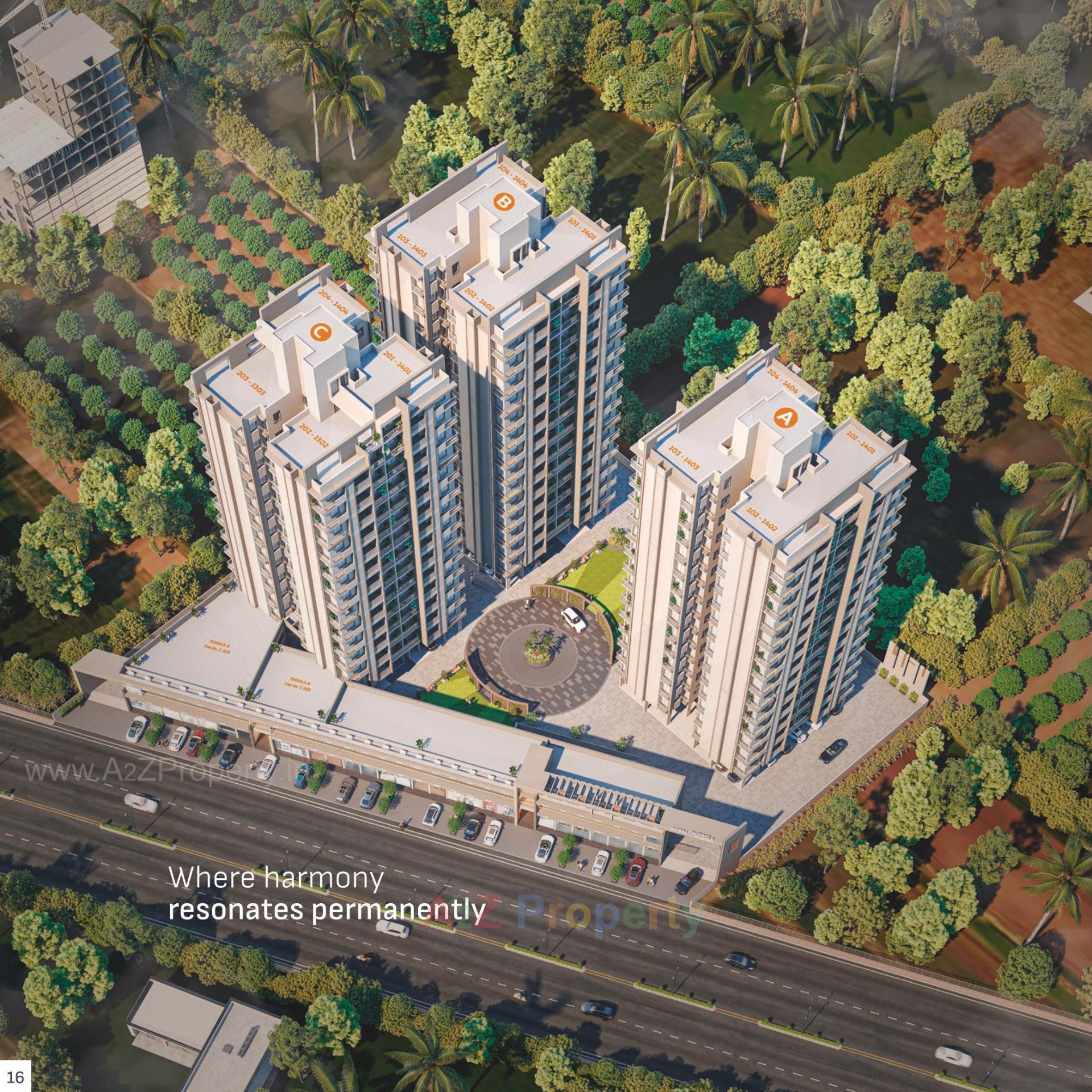 3D Elevation of real estate project Altosa Impera located at Rajkot, Rajkot, Gujarat