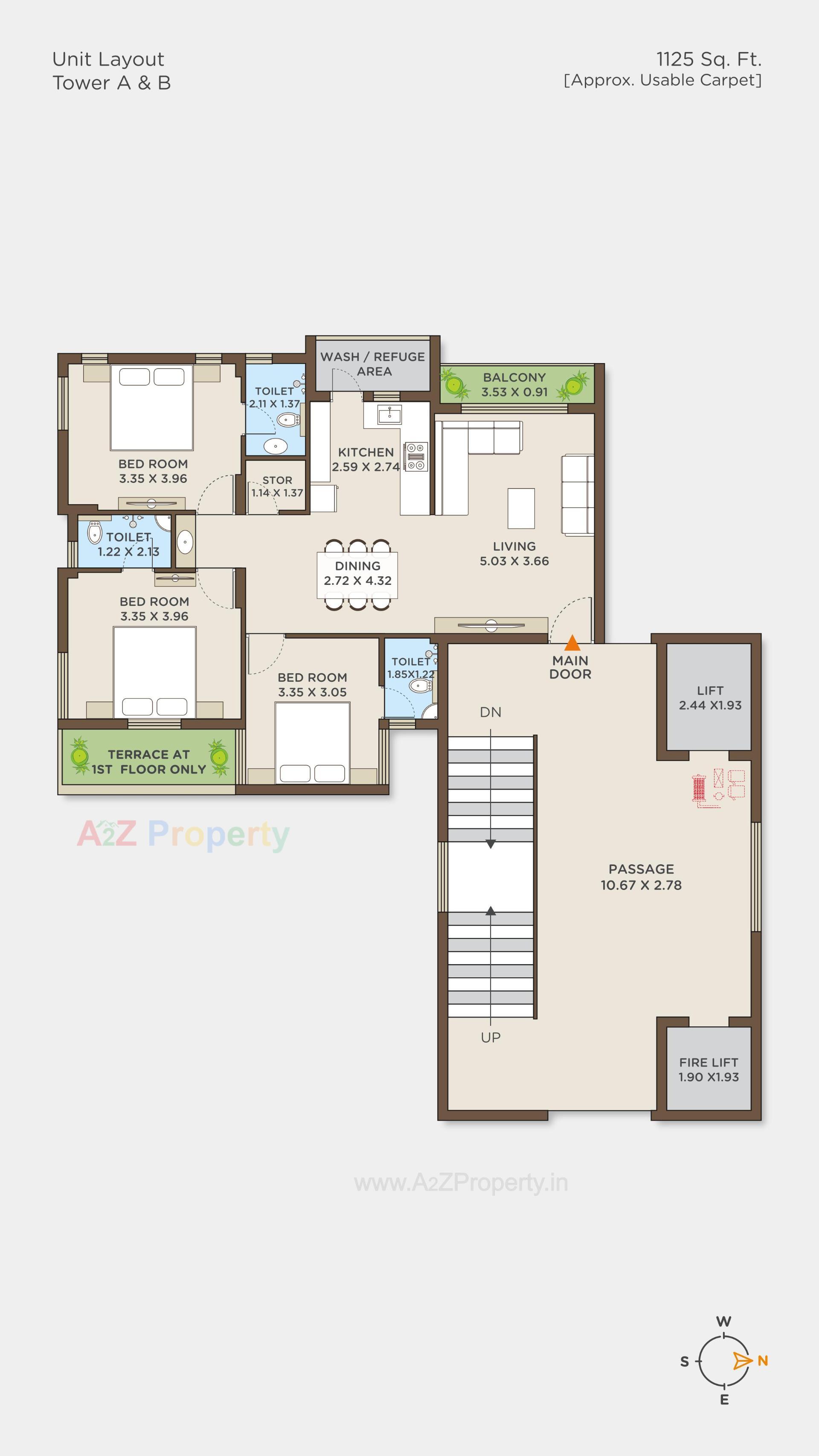 Layout of real estate project Altosa Olivia located at Mavdi, Rajkot, Gujarat