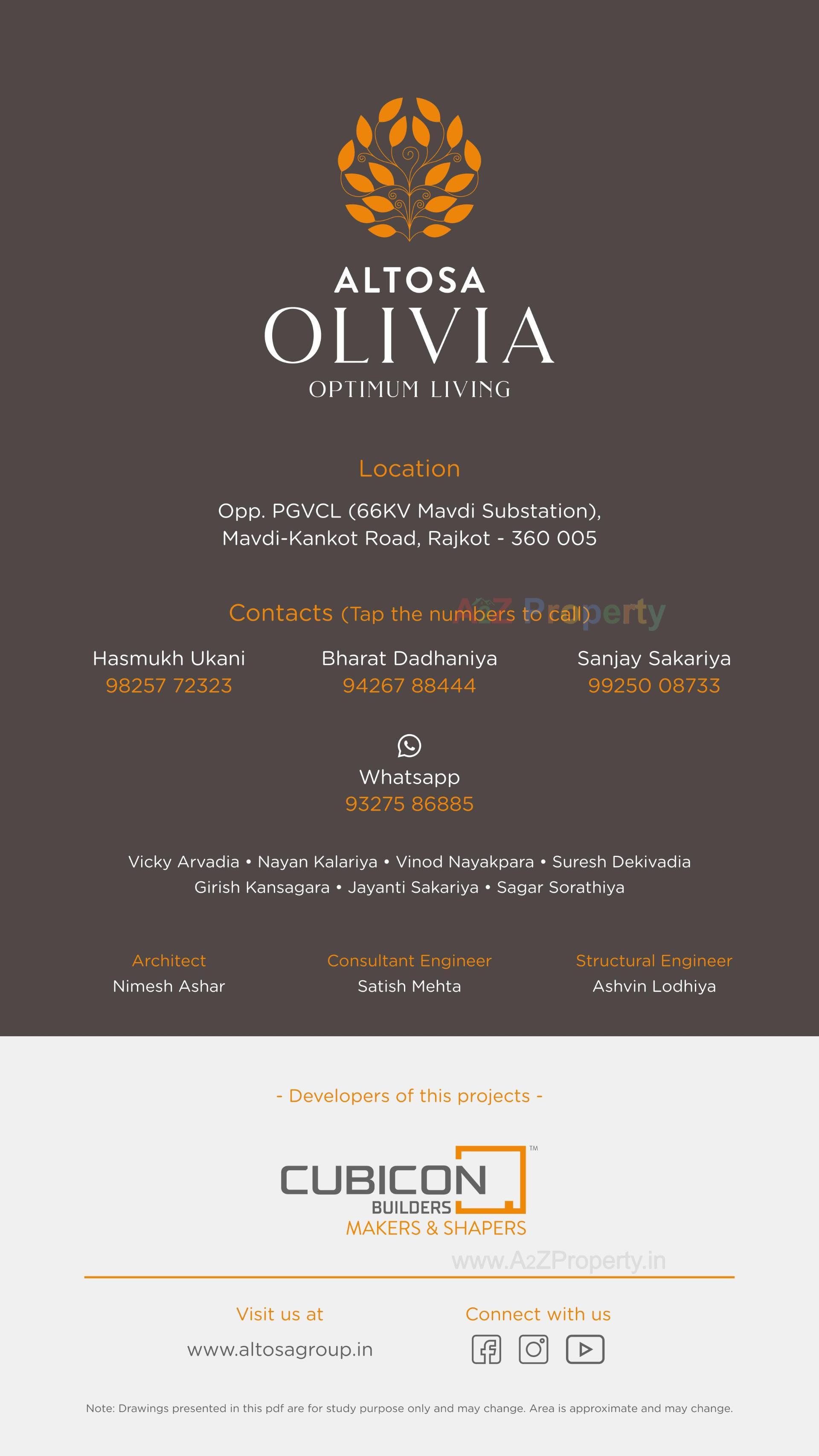  of real estate project Altosa Olivia located at Mavdi, Rajkot, Gujarat