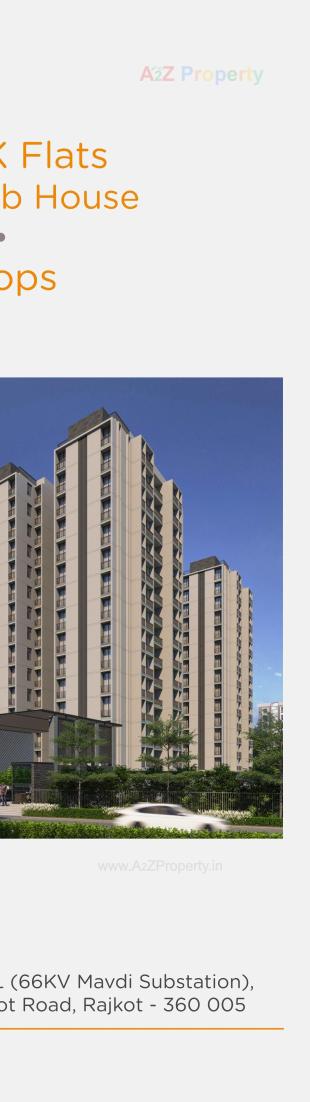 Elevation of real estate project Altosa Olivia located at Mavdi, Rajkot, Gujarat