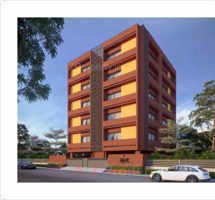 Elevation of real estate project Ambaram located at Munjka, Rajkot, Gujarat