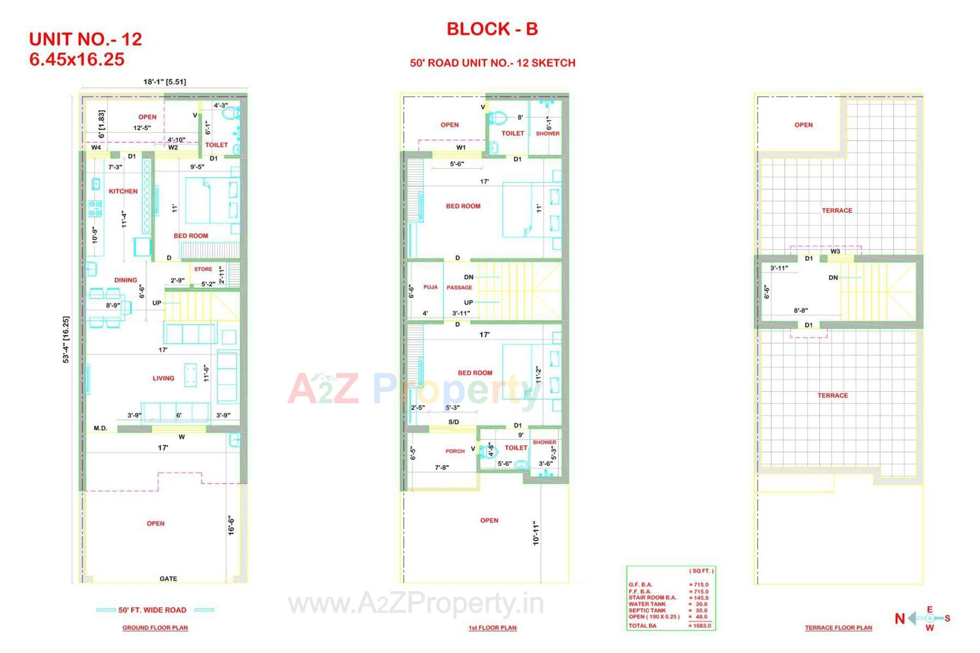 Layout of real estate project Ami Exotica located at Manharpura, Rajkot, Gujarat