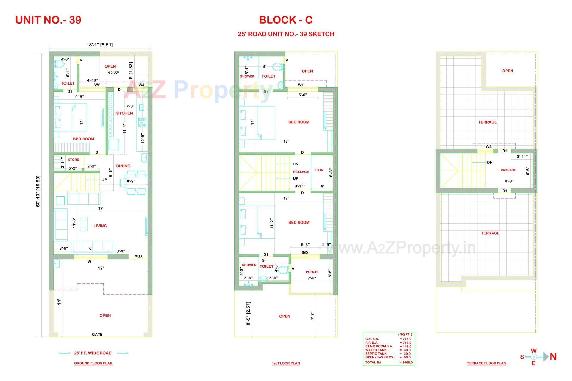 Layout of real estate project Ami Exotica located at Manharpura, Rajkot, Gujarat