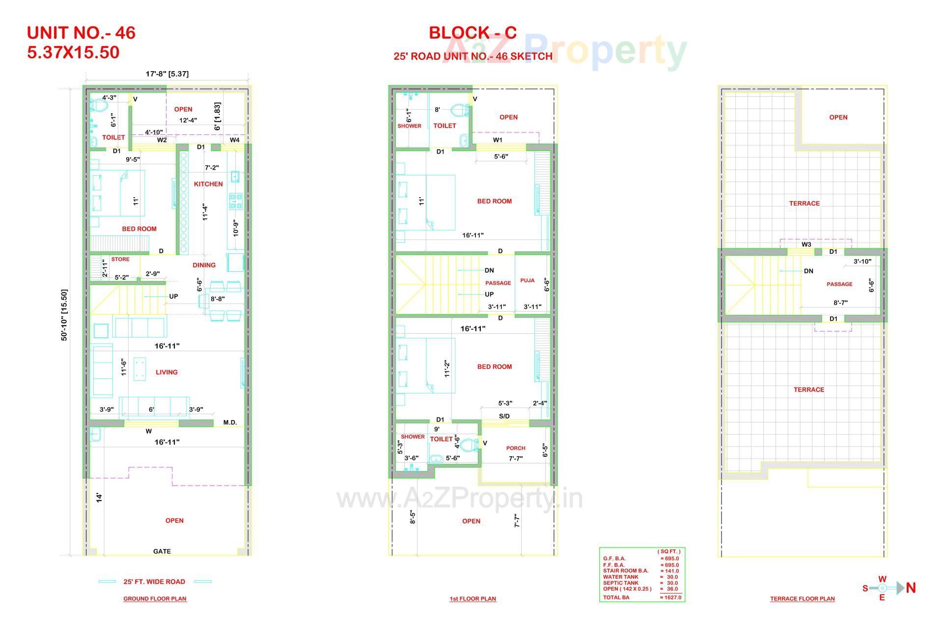 Layout of real estate project Ami Exotica located at Manharpura, Rajkot, Gujarat