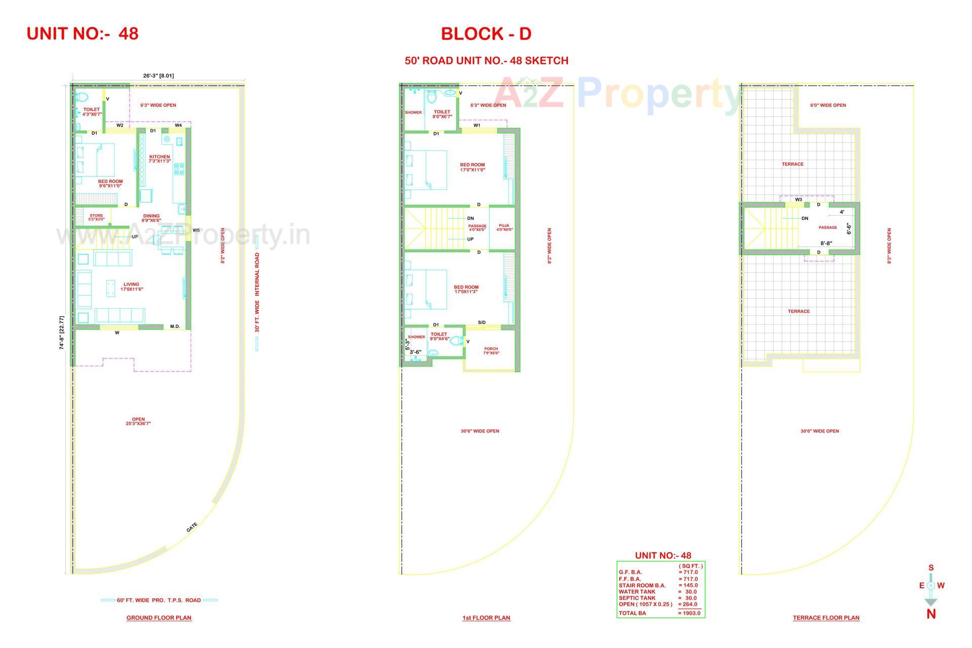 Layout of real estate project Ami Exotica located at Manharpura, Rajkot, Gujarat