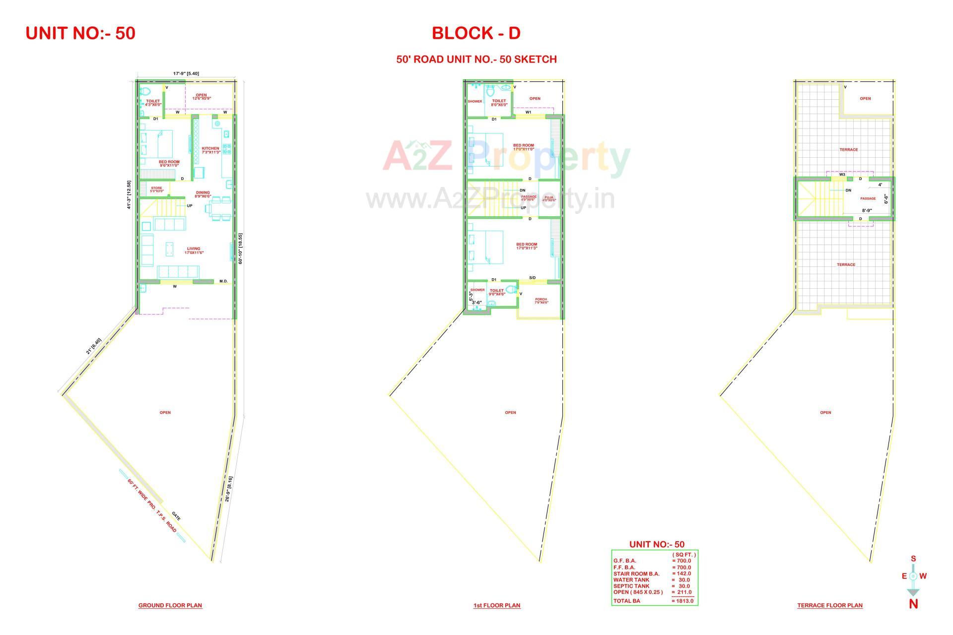 Layout of real estate project Ami Exotica located at Manharpura, Rajkot, Gujarat
