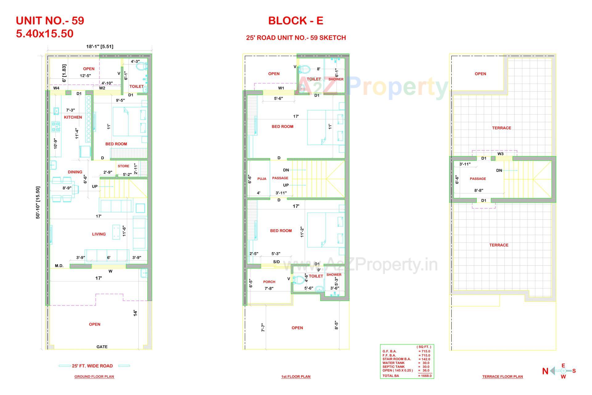 Layout of real estate project Ami Exotica located at Manharpura, Rajkot, Gujarat