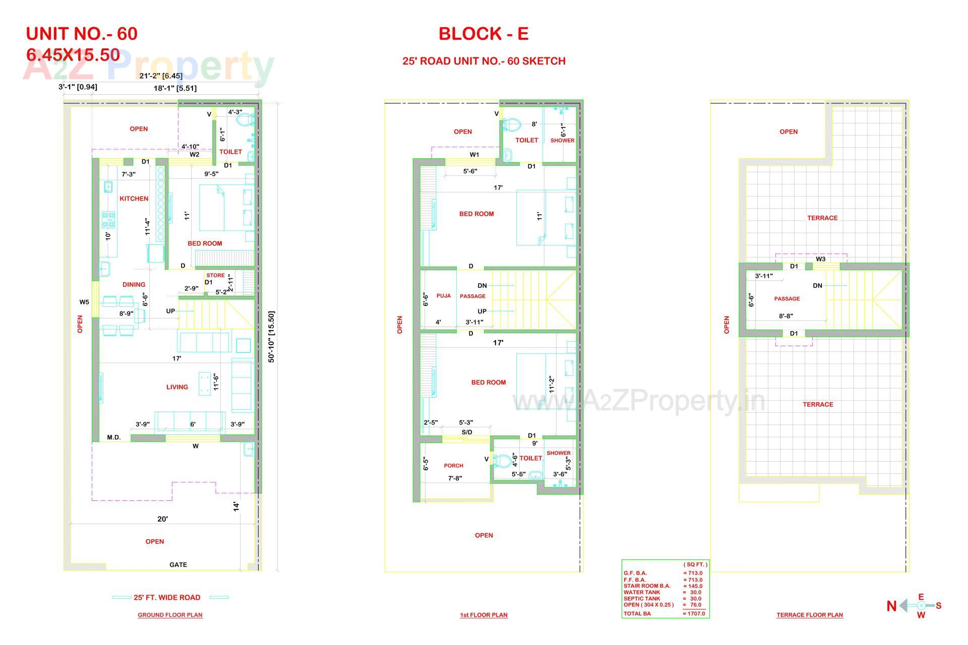 Layout of real estate project Ami Exotica located at Manharpura, Rajkot, Gujarat