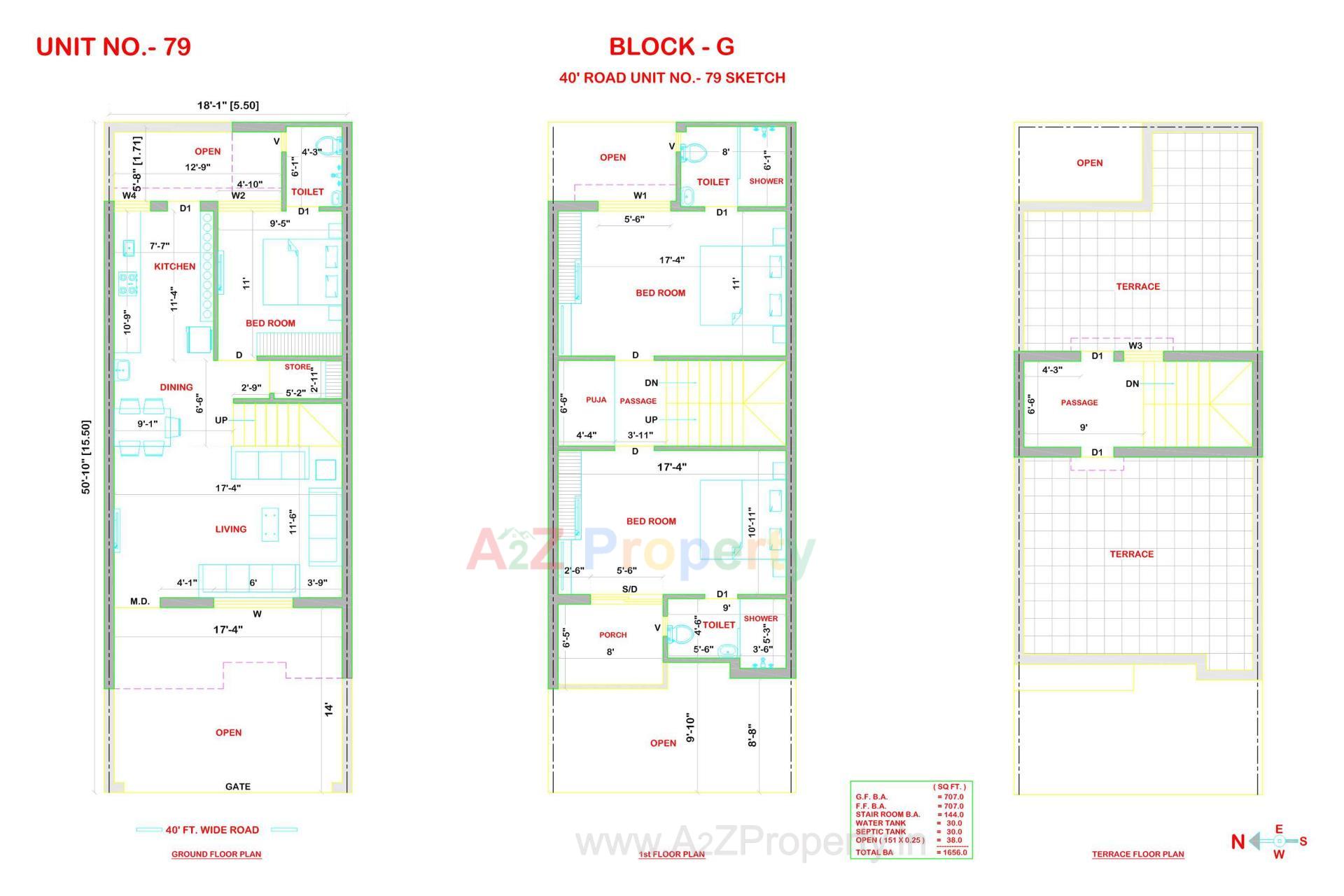 Layout of real estate project Ami Exotica located at Manharpura, Rajkot, Gujarat