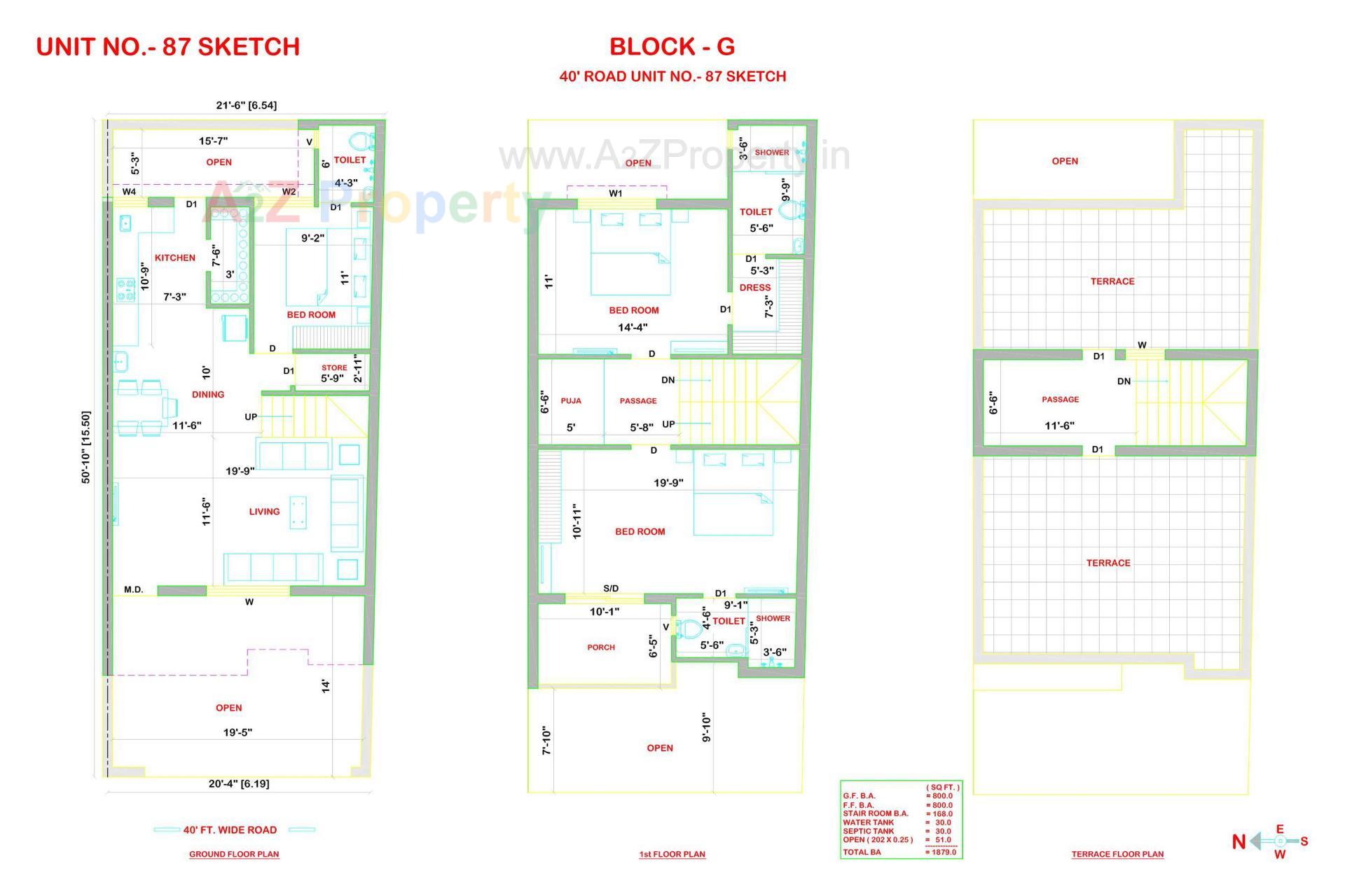 Layout of real estate project Ami Exotica located at Manharpura, Rajkot, Gujarat