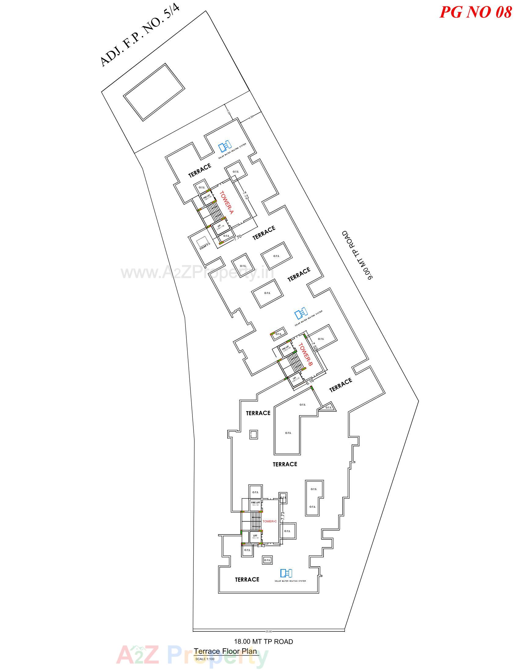 Layout of real estate project Ami Luxuria located at Rajkot, Rajkot, Gujarat
