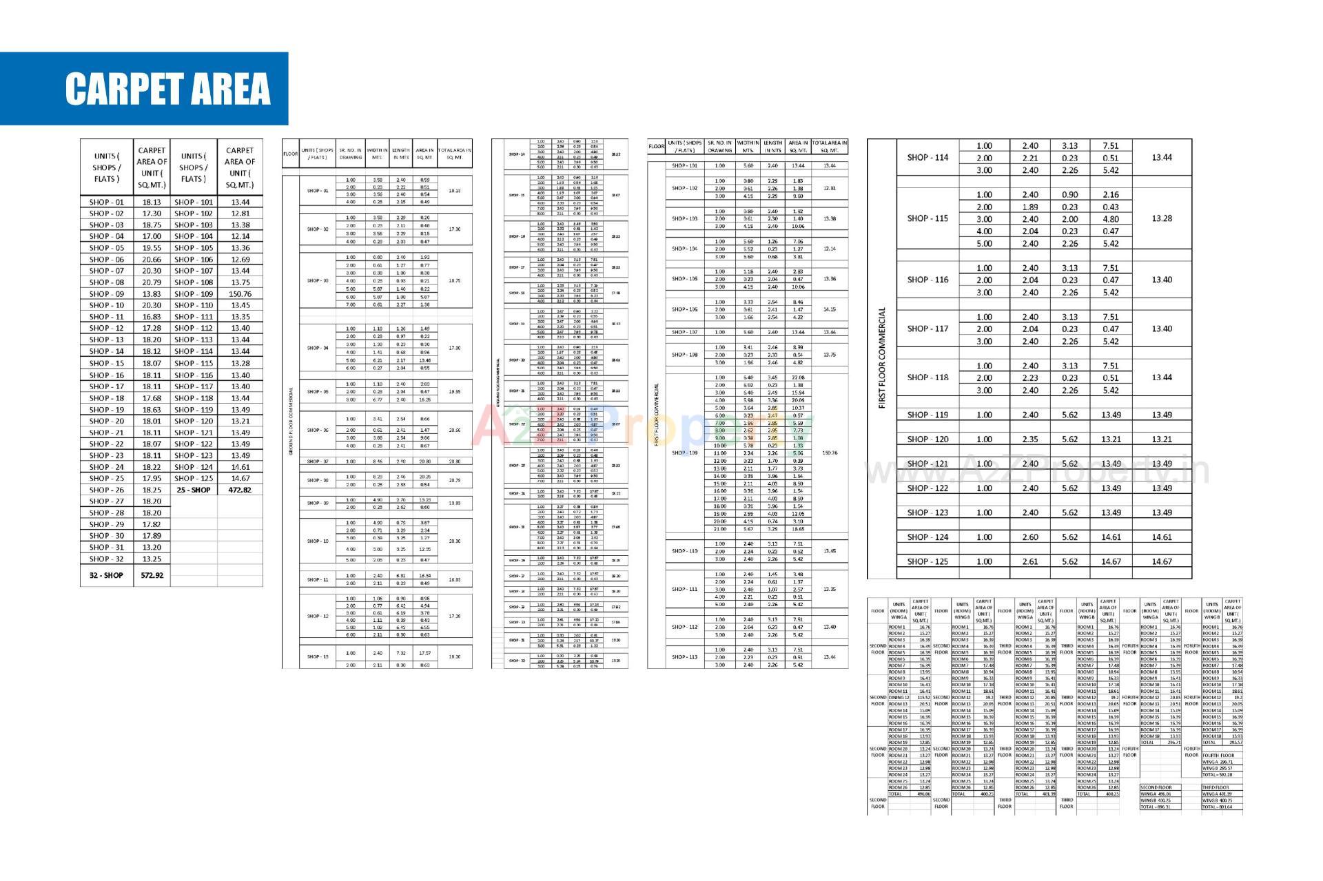 Layout of real estate project Amrut Complex located at Rajkot, Rajkot, Gujarat