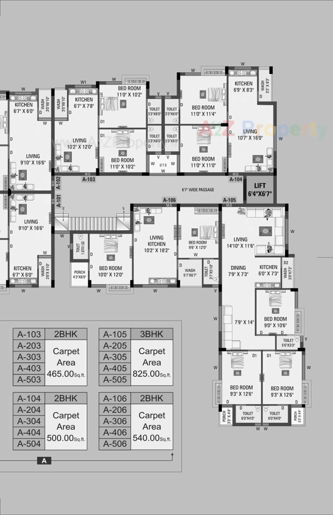 Layout of real estate project Amrutdhara Residency located at Rajkot, Rajkot, Gujarat