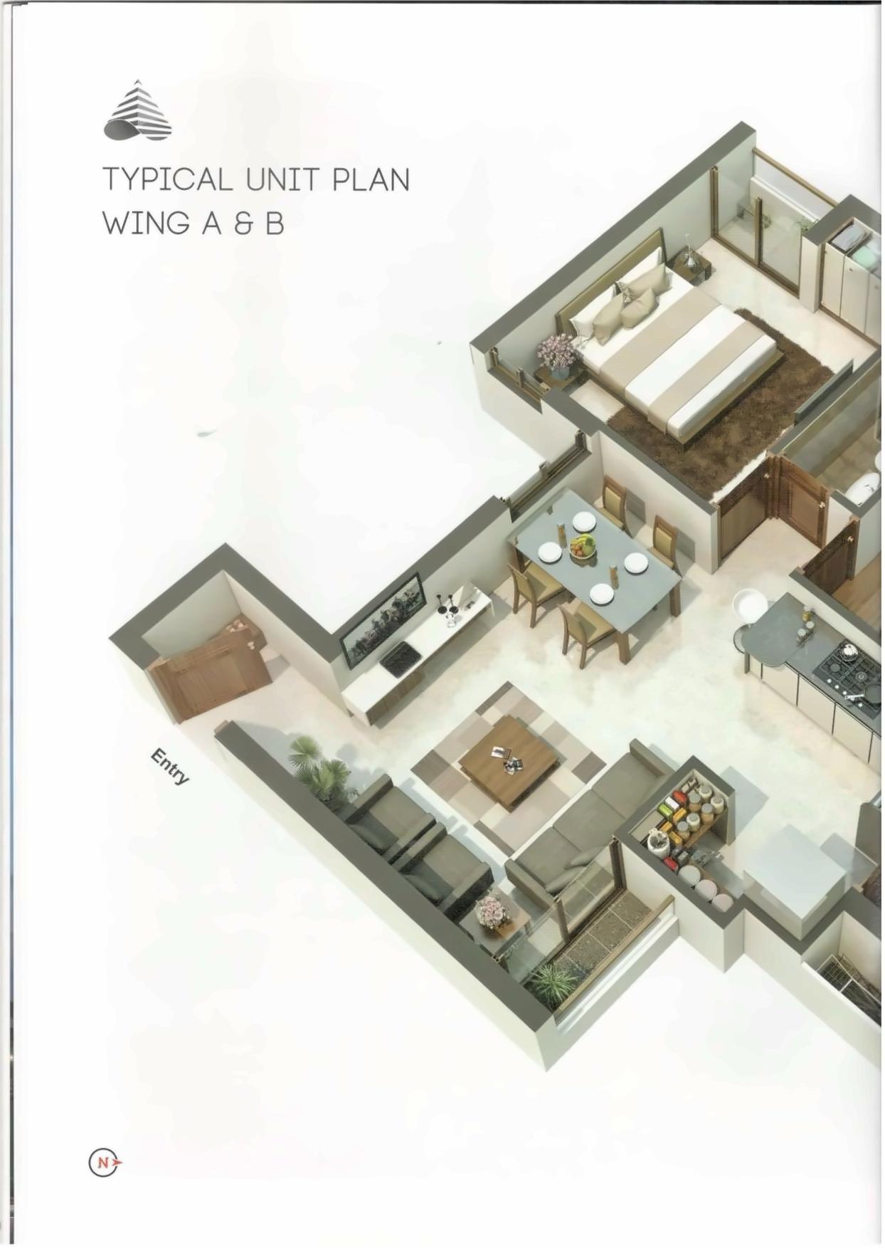 Layout of real estate project Anant Bhoomi located at Mavdi, Rajkot, Gujarat