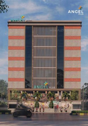 Elevation of real estate project Angel Plus located at Mavdi, Rajkot, Gujarat