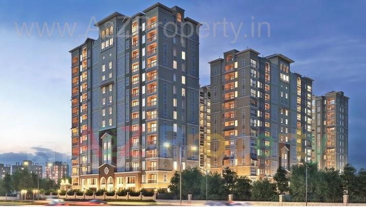 3D Elevation of real estate project Apple Altura located at Nana-mava, Rajkot, Gujarat