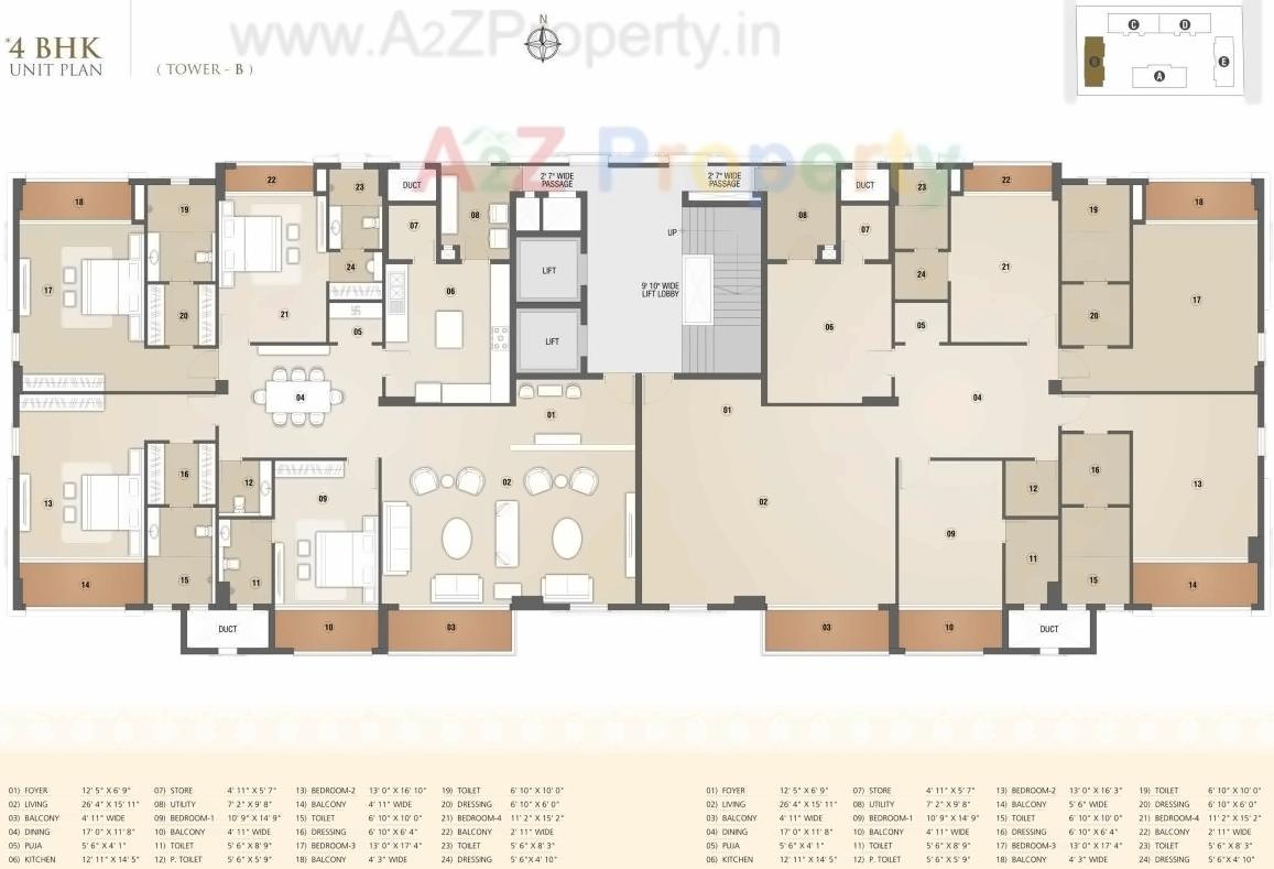 Layout of real estate project Apple Altura located at Nana-mava, Rajkot, Gujarat