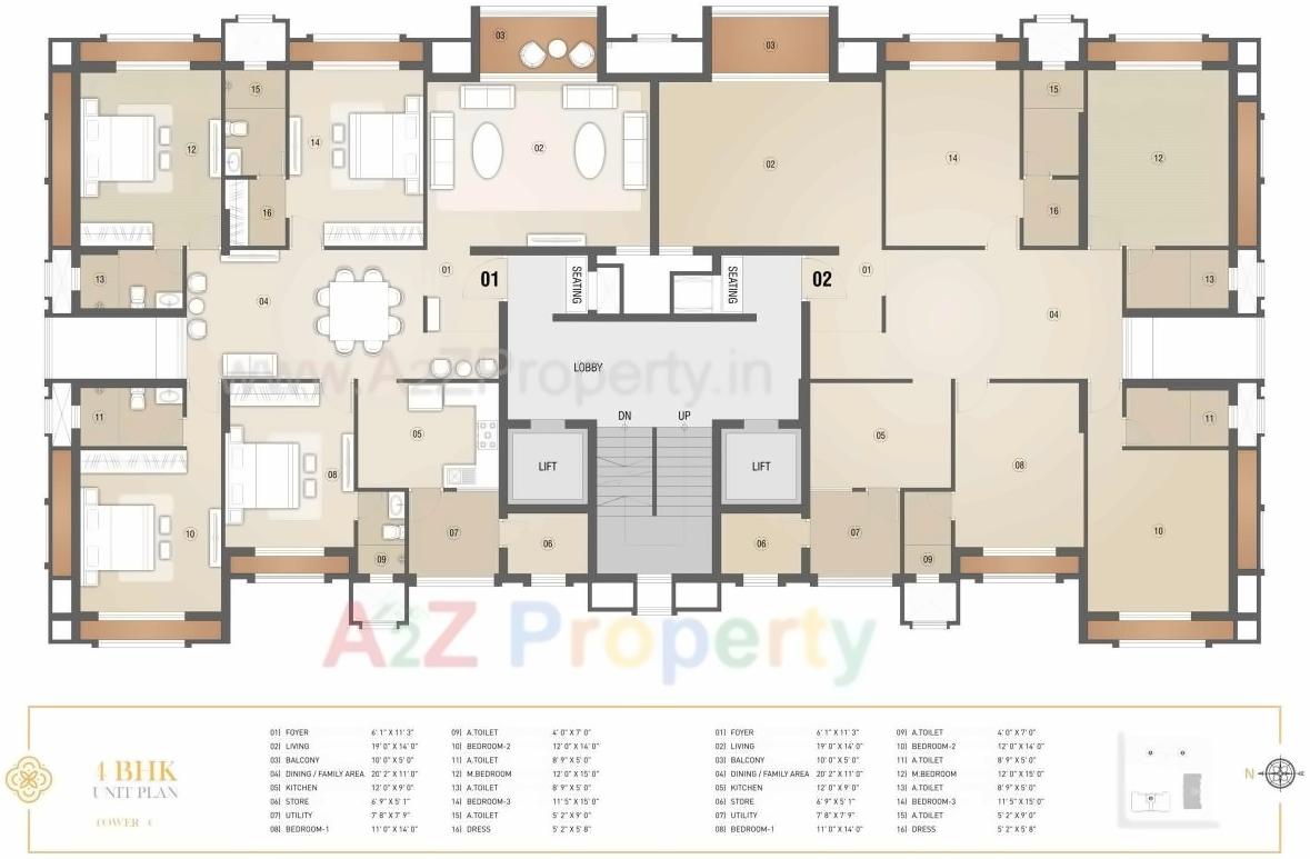 Layout of real estate project Apple Ambiance located at Nanamava, Rajkot, Gujarat