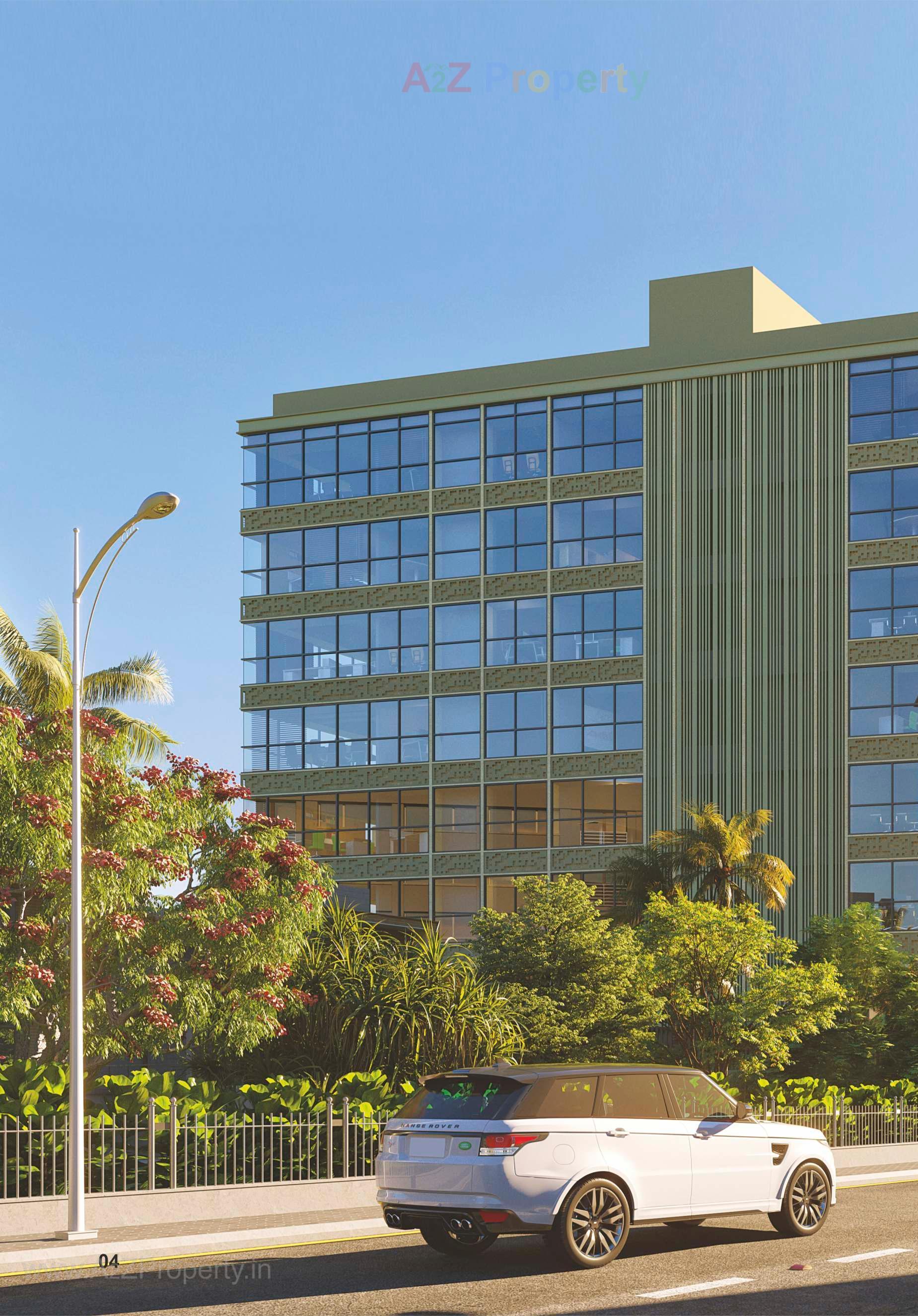 3D Elevation of real estate project Apple Gold located at Nana-mava, Rajkot, Gujarat